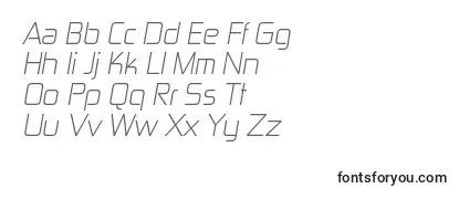 ZektonltItalic Font