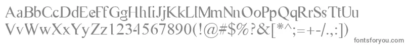 Flasg Font – Gray Fonts on White Background