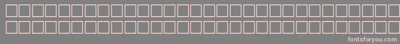 Tab Font – Pink Fonts on Gray Background
