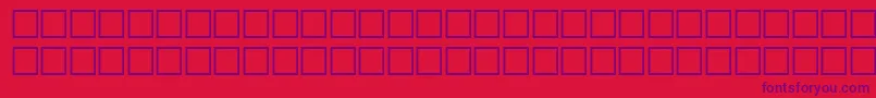 フォントTab – 赤い背景に紫のフォント