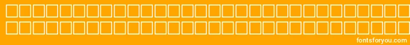 Tab Font – White Fonts on Orange Background