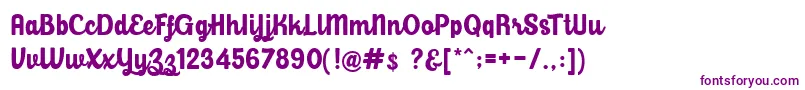Fonte BalihoScript – fontes roxas