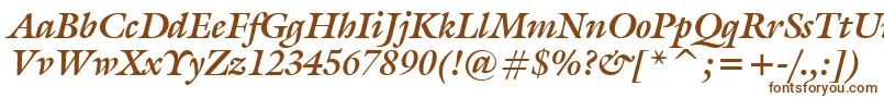 GalliardBoldItalicBt Font – Brown Fonts