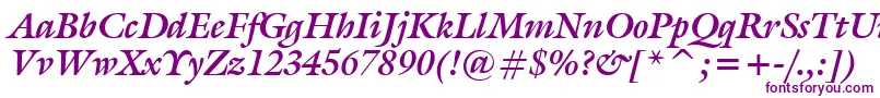 GalliardBoldItalicBt Font – Purple Fonts