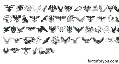Eagle font – Fonts Animals