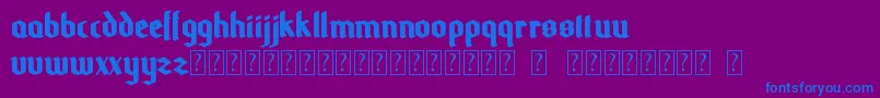 Подробнее о шрифте Odale Шрифт Odale – синие шрифты на фиолетовом фоне