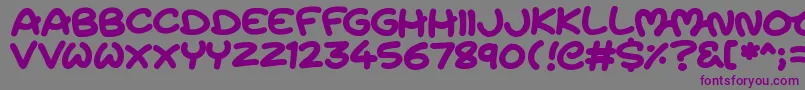 MagicMoons Font – Purple Fonts on Gray Background