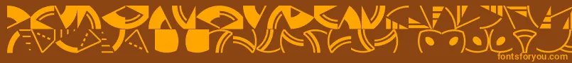 Подробнее о шрифте Ornamentscity Шрифт Ornamentscity – оранжевые шрифты на коричневом фоне