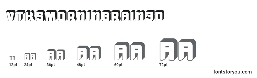 VtksMorningRain3D Font Sizes