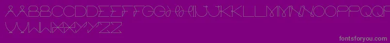 ElectricCity-Schriftart – Graue Schriften auf violettem Hintergrund