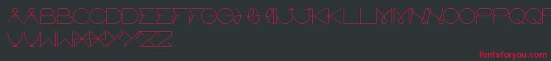 ElectricCity Font – Red Fonts on Black Background