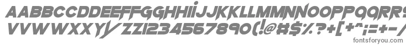 KnifePrincess Font – Gray Fonts on White Background