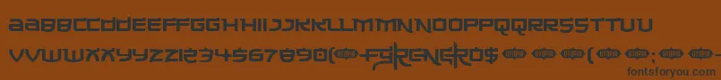 Made ffy-fontti – mustat fontit ruskealla taustalla