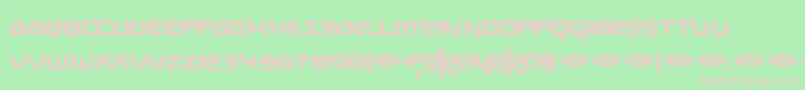 フォントMade ffy – 緑の背景にピンクのフォント