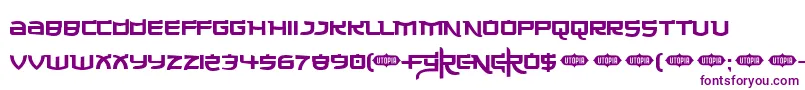 Шрифт Made ffy – фиолетовые шрифты на белом фоне