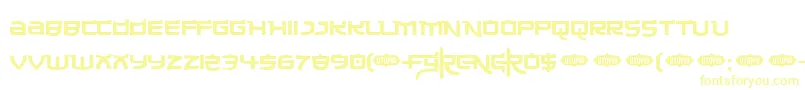 Made ffy-Schriftart – Gelbe Schriften