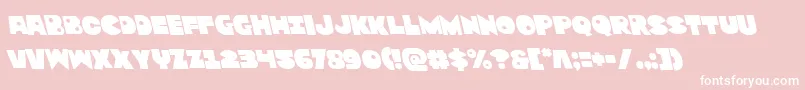 Zounderkiteleft Font – White Fonts on Pink Background