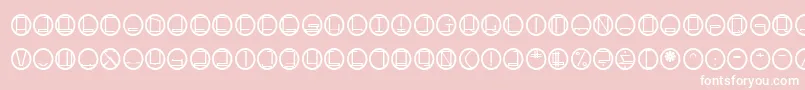 Ginger2 Font – White Fonts on Pink Background