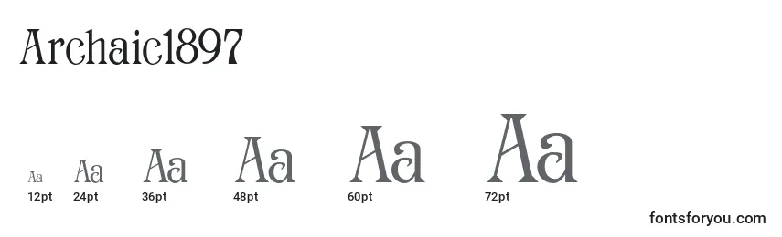 Размеры шрифта Archaic1897 (103268)