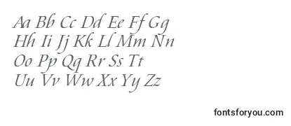 AramisItalic-fontti