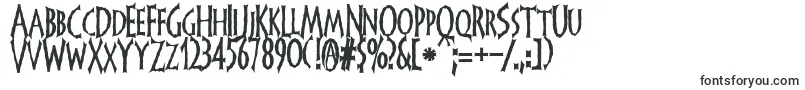 Шрифт Frankendork – ужасные шрифты