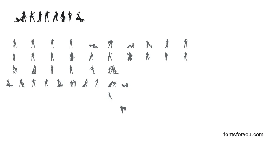 Шрифт N0rpicons1 – алфавит, цифры, специальные символы