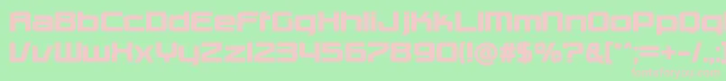 CharlieBrownM54 Font – Pink Fonts on Green Background