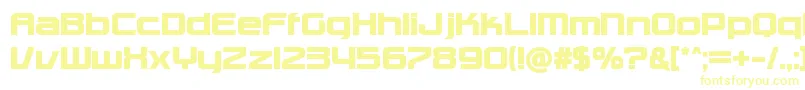 Шрифт CharlieBrownM54 – жёлтые шрифты