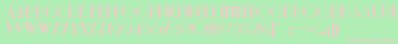 Parklanenf Font – Pink Fonts on Green Background