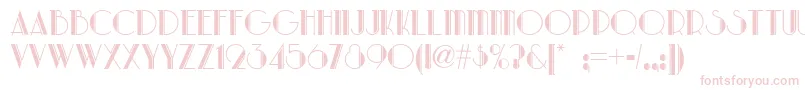 Parklanenf Font – Pink Fonts on White Background