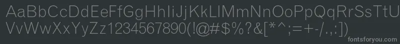 Подробнее о шрифте GrotesquemtstdLight Шрифт GrotesquemtstdLight – серые шрифты на чёрном фоне