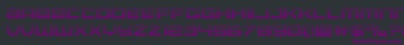 Laserwolfgrad Font – Purple Fonts on Black Background