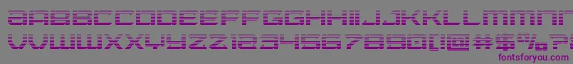 Laserwolfgrad-fontti – violetit fontit harmaalla taustalla