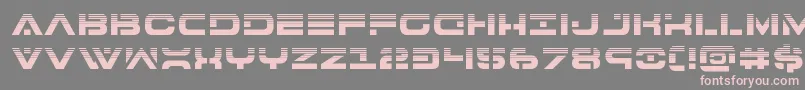 7thservicehalf Font – Pink Fonts on Gray Background