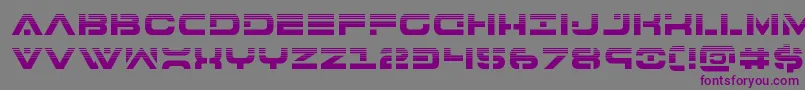 7thservicehalf Font – Purple Fonts on Gray Background