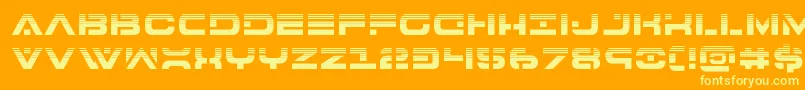 More about 7thservicehalf Font 7thservicehalf Font – Yellow Fonts on Orange Background
