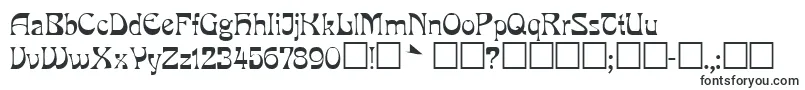 Шрифт XmastextNormal – вертикальные шрифты
