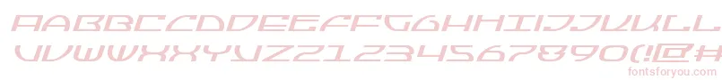 Jumptroopsexpandital-Schriftart – Rosa Schriften