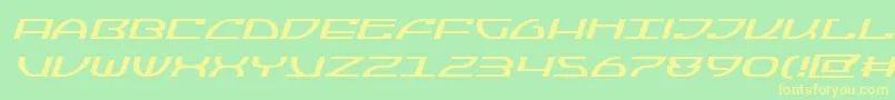 Подробнее о шрифте Jumptroopsexpandital Шрифт Jumptroopsexpandital – жёлтые шрифты на зелёном фоне