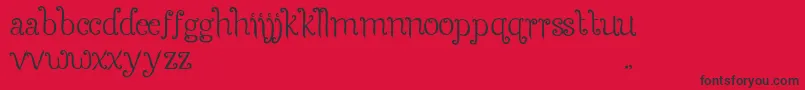 More about SeasonsSpring Font SeasonsSpring Font – Black Fonts on Red Background