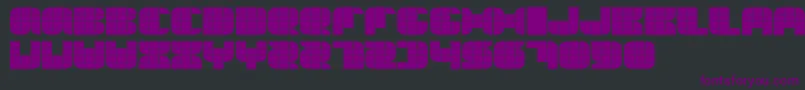 Thesummeredition-Schriftart – Violette Schriften auf schwarzem Hintergrund