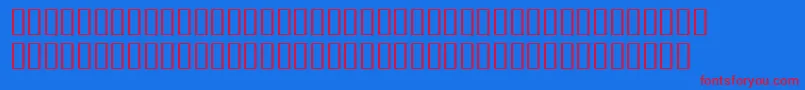 BulmerMtDisplayAltBold Font – Red Fonts on Blue Background