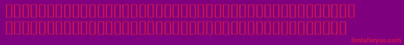 BulmerMtDisplayAltBold Font – Red Fonts on Purple Background