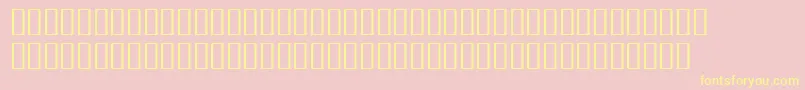 BulmerMtDisplayAltBold Font – Yellow Fonts on Pink Background