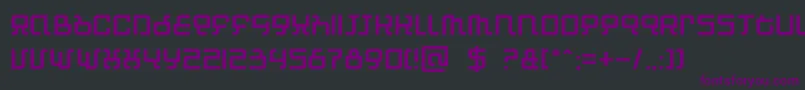 Automind Font – Purple Fonts on Black Background
