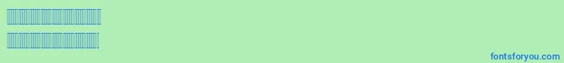 Mariam Font – Blue Fonts on Green Background