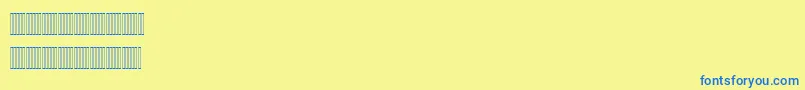 Mariam Font – Blue Fonts on Yellow Background