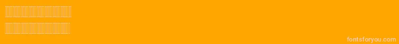 Mariam Font – Pink Fonts on Orange Background