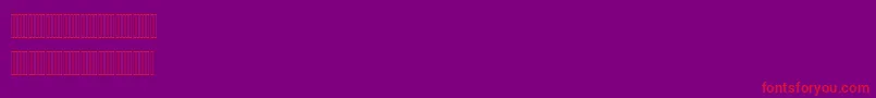 fuente Mariam – Fuentes Rojas Sobre Fondo Morado