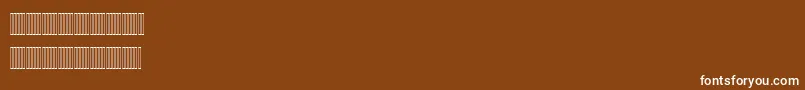 Mariam Font – White Fonts on Brown Background